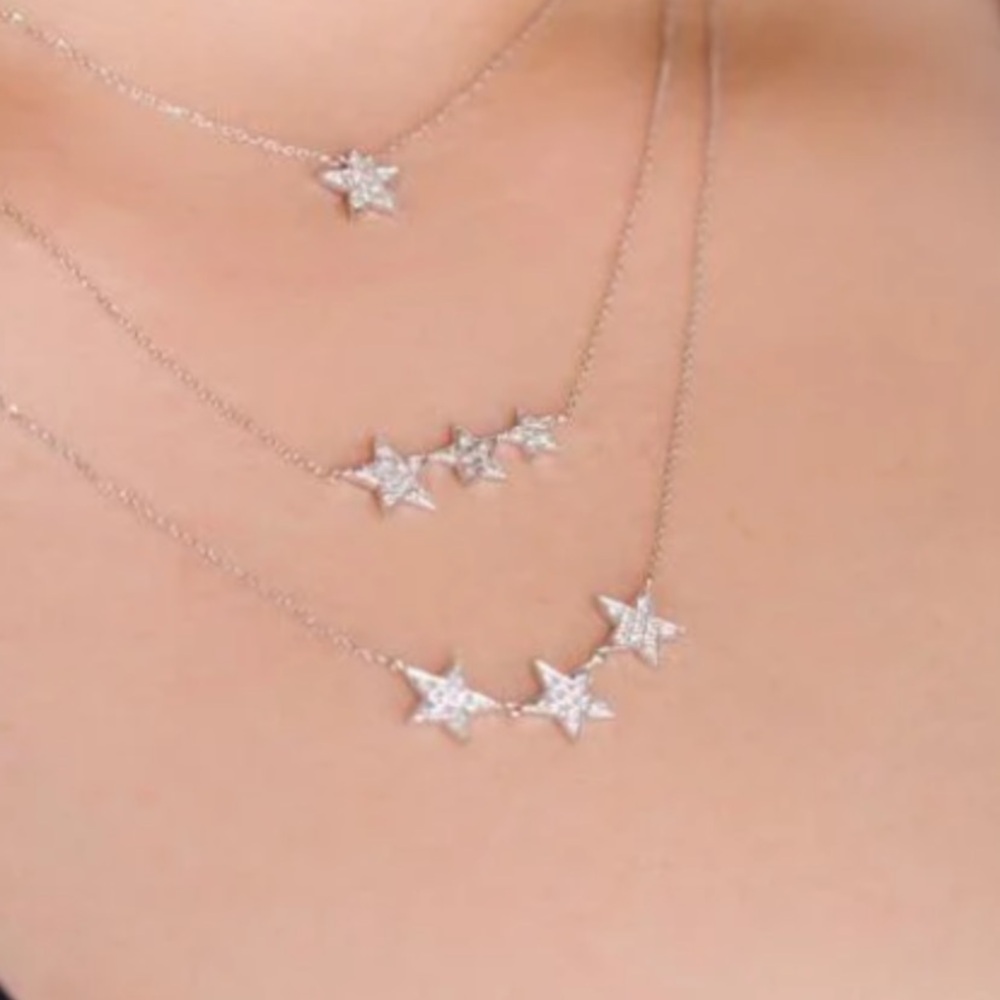 Dana Rebecca 3-Star Diamond Necklace